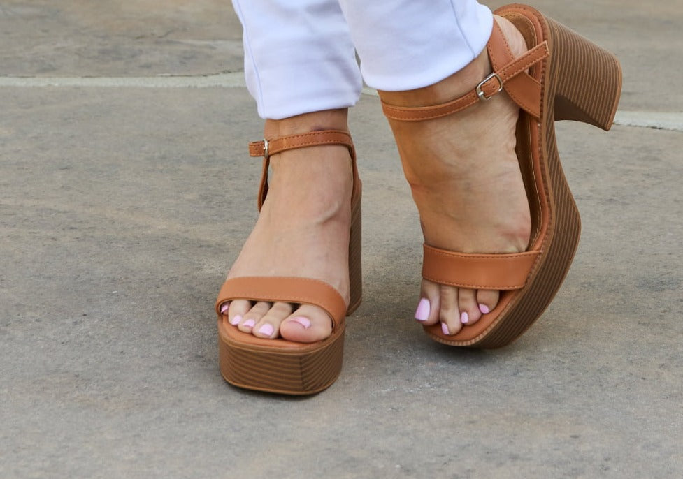 Platform Heel Sandals