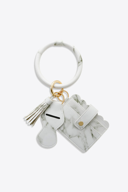 Wristlet Keychain with Card Holder