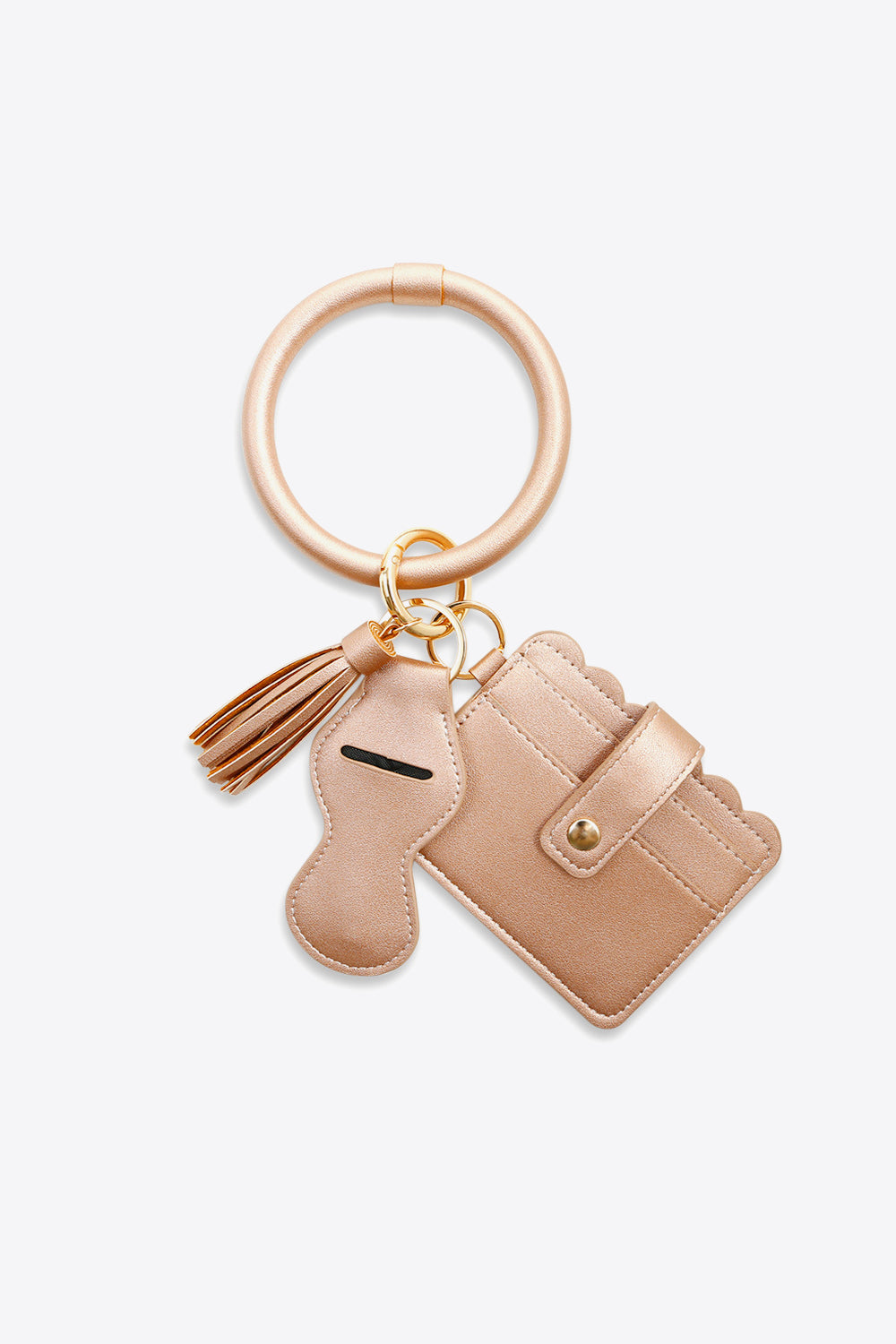 Wristlet Keychain with Card Holder