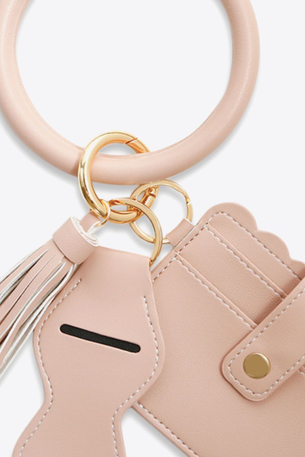 Wristlet Keychain with Card Holder
